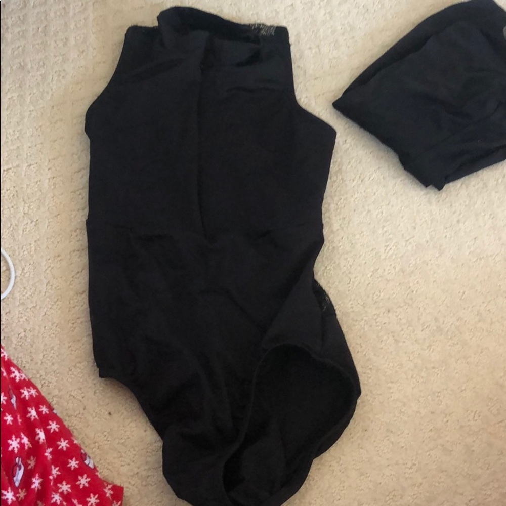 Black leotard